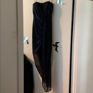 Sequenced Dark Navy Blue Dress